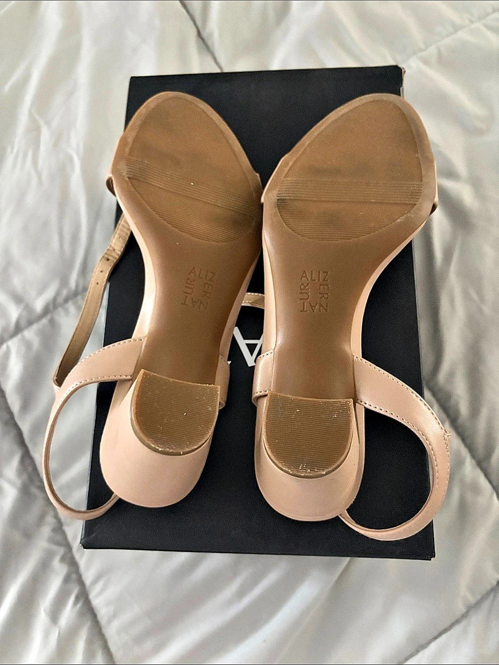 Naturalizer Bristol Heeled Sandals Pink US 8 Like New - Picture 5 of 5